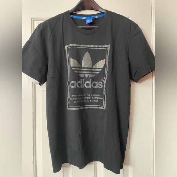 Men’s Adidas 3 Stripes‎ t-Shirt Black XL - Picture 1 of 6